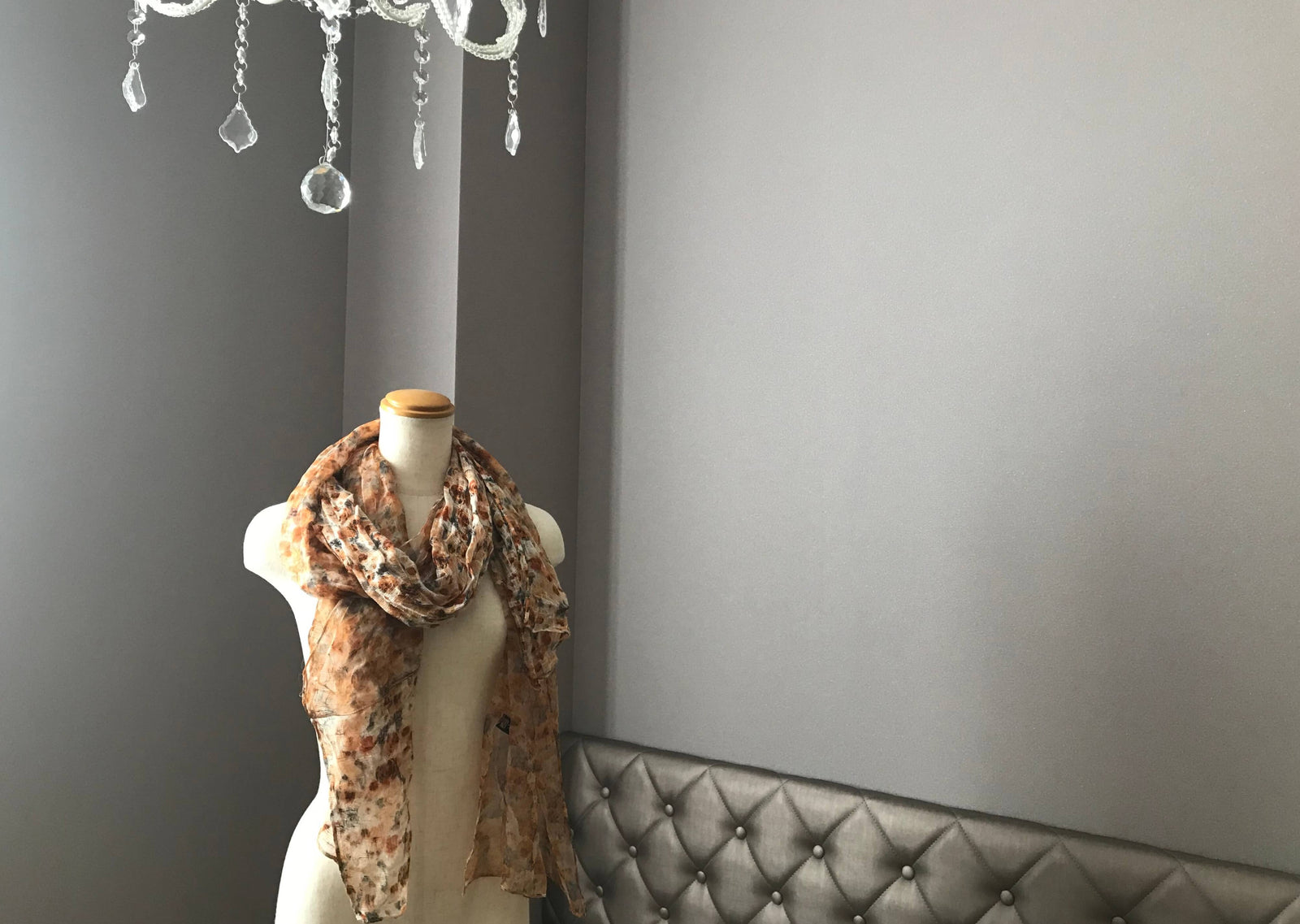 Wフェイスストール【オレンジ】