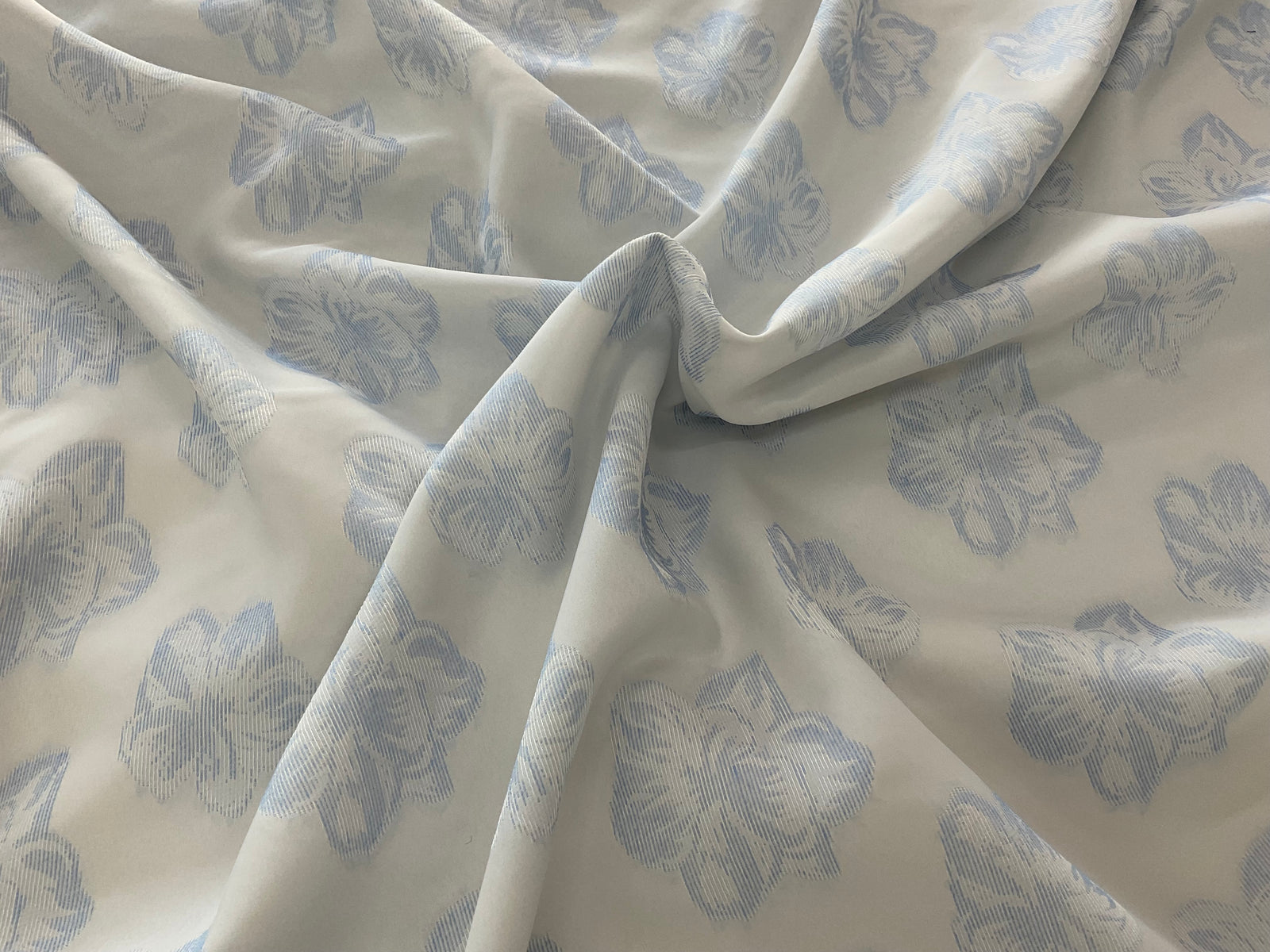 カットジャガード　ｃ-19　水色