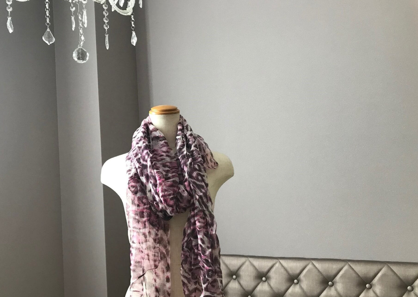 Wフェイスストール【ピンク】